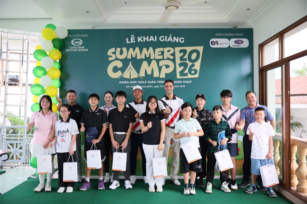 Summer Camp 2026 Chính Thức Khai Giảng Tại Sân Tập Golf Long Biên